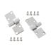 GooMeng 3.5" x 1.5" 316 Stainless Steel Left & Right Lift-Off/Take-Apart Hinge Marine Boat Door Furniture Heavy Duty with Screws (1 Pair)