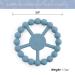 2-Pack Silicone Sensory Teething Rings for Babies | BPA & Phthalate-Free Chew Toys | Princess Color - Buy Online on SooperMarket.com