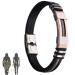 Biancats Prostapower Magnetic Copper Wristband Ion Therapeutic Lympunclog Titanium Wristband-Improves Circulation Adjustable for Men Women (1 Pcs-Rose Gold)