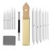 Heshengping - Blending Stump 15 Pack has Art Eraser Extender Sandpaper Paper Blending Stumps for Drawing Shading Pencils for Sketching Blending Pencil Blending Sticks for Student Artist