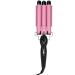 KUIKUI 3 Barrel Curling Iron Wand - Fast Heating Adjustable Temperature and Healthy Hair Styling - Buy Online on SooperMarket.com