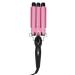 3 Barrel Curling Iron Wand Adjustable Hair Curler Waver Crimper 110V 240V Fast Heating Easy Temperature Adjustment Hair Styling Suitable for Wavy Hairstyles (22mm)