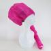 Towarm Portable Soft Hair Drying Cap - Adjustable Bonnet Hood Hat for Home Salon Use - Grey/Pink - Buy Online on SooperMarket.com