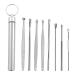 Worparsen Ear Cleaning Kit with Storage Holder Multi Styles Ear Cleaning Kit 8Pcs/Set Practical