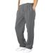 Buy Rumaozia Men's Baggy Cotton Sweatpants - Breathable Wide Leg Jogging & Yoga Pants with Pockets - Classic Training Gray - Buy Online on SooperMarket.com