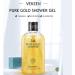 VENZEN Shower Gel 24K Pure Gold Cool Smooth Moisturizing Effect Natural Essence 550Ml - Buy Online on SooperMarket.com