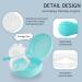bybeleca Baby Teething Toy: Silicone Hand Teether for Infants 0-12 Months - Anti-Drop Dinosaur Chew Toy (Blue) with Case - Buy Online on SooperMarket.com