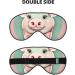 Cute Long Ear Pig Soft Sleep Eye Mask | Breathable Female Eye Patch for Travel & Relaxation - Buy Online on SooperMarket.com
