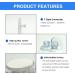UPETTOOLS Aquarium Nano Bubble Stone Kit with Control Valve - Super-High Dissolved Oxygen Diffuser for Fish Tank and Hydroponic System - Buy Online on SooperMarket.com