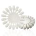 Honbay 20PCS Plastic 18 Tips False Nail Swatches Wheels Nail Art Color Polish Display Wheel for Manicure
