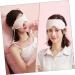 Beavorty 1 Set Heating Sleeping Eye Mask Pink USB Hood - Buy Online on SooperMarket.com