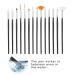 15pcs Painting Brush Set - DIY Nail Art Manicure Tools for Detailed Dotting & Line Drawing - International Shipping Available - Buy Online on SooperMarket.com