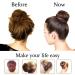 WACURRENTHYD Hair Donut Bun Maker 2PCS - Medium 3 Inch Black Chignon Doughnut Shaper for Short & Thin Hair - Buy Online on SooperMarket.com