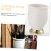 Mikinona Acrylic Organizer Embossed Brush Bucket Blush for Cheeks Pen Pot Brush Holder Brush Storage Cup Cosmetic Makeup Stand - Buy Online on SooperMarket.com