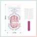 Vatocu Long Pink Matte Coffin Press-On Nails | 24pcs Acrylic Glue-On False Nails for Women & Girls - International Shipping Available - Buy Online on SooperMarket.com