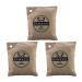 Bamboo coal air purification bags activated carbon smell absorbers Fresheners Moisture absorbing device for home car etc. (3 pack every 200g) beige 200g each