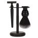 Shaving brush set 3-piece beard trimmer brush set beard trimmer care mustache beard tool set with stand holder