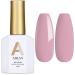 Nude Gel Nail Polish 15 ML - Soak Off UV/LED Salon Quality Varnish in Dusty Rose | AILLSA Cute Color for Home Use - Buy Online on SooperMarket.com