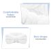 Soft Flannel Spa Headband for Women - Bowknot Hair Band for Makeup, Face Wash, Shower - White Headband - Buy Online on SooperMarket.com