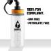 Giraffe Bottle Tower Hands-Free Drinking System | Clear Tritan Bottle 15 Inch | Pack of 1 - Buy Online on SooperMarket.com
