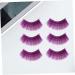ABOOFAN 9 Pairs False Eyelashes Art Eyelashes Extension Eyelashes Magnetic Full Eye False Lashes Halloween Eyelashes Faux Eyelashes Exaggerative Fake Eyelashes Extend Miss Purple Fluffy - Buy Online on SooperMarket.com