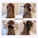 DIY Hair Bun Maker - Elegant Bendable Styling Tool for Easy Hairstyles - Magic Hair Accessory (White) - Buy Online on SooperMarket.com