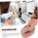 FOMIYES Silicone Human Ear Model for Piercing Teaching Display - Coffee 6.5x3.5cm - Buy Online on SooperMarket.com