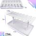 CUGEBANNA Plastic Artist Paint Brush Drying Rack - Holds 14 Brushes Upright | Paint Brush Holder - Buy Online on SooperMarket.com
