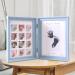 Mikytoper Baby Hand and Footprint Kit - Anniversary Growth Record Baby Gift with Reusable Ink Cartridge Photo Frame - Foldable Blue - Buy Online on SooperMarket.com