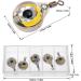 5PCS LED Fishing Light - Deep Drop Underwater Round Shape Squid Strobe Lure for Bait | International Shipping Available - Buy Online on SooperMarket.com