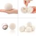 Reusable Wool Dryer Balls for Saves Drying Time White w/Storage Bag Pack of 6 - Buy Online on SooperMarket.com