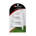 Orlimar White Rubber Driving Range Tees (3 Pack), 2-inch, 2.5-inch and 2.75-inch Heights for Indoor or Outdoor Use