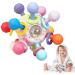 Tosekry Beißring Baby Toys from 0 3 6 9 12 months gripping ball made of silicone BPA-free baby toys from 0-6 months bite ring greifling baby rattles motor skills sensors gift