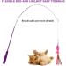 Retractable Cat Toy Wand Bundle - 11 Interactive Feather Toys and Bell Teaser Refills - 7 Worms, 1 Fish - Includes Replacement Line - Fun Exercise Toy for Cats - Buy Online on SooperMarket.com