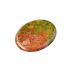 Thumb Worry Stone for Anxiety Natural Crystals Pink Crystal Amethyst Tiger Eye for Stress Relief Meditation(Unakite)