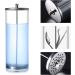 2 Types Disinfection Jar Glass Sterilization Container Sanitizer Glass Manicure Tools for Salon Hairdresser(9 inches) - Buy Online on SooperMarket.com