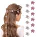 12 Pieces Mini Daisy Flower Hair Claw Clips in White and Pink - Hair Accessories for Women and Girls - Buy Online on SooperMarket.com