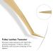 Professional Eyelash Extension Tweezers - Long Slanted Multifunctional Nail Art Tools for Precision Application - Buy Online on SooperMarket.com