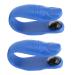 Acupuncture Point Massage Clip Blue Plastic Safe 2-Piece Acupressure Clip for Migraine and Headache