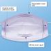 Adult Disposable Face Mask 3-Ply Mouth Cover Dust Safety Protection - Pack of 50 (Purple) - Buy Online on SooperMarket.com