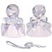 Dog Harness Dress with Leash Set Princess Dog Tutu Skirt for Small Dogs Girl Cute Bow Puppy Dresses Pet Clothes Doggie Outfits Apparel (XS Grey) XS Grey