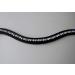 Gl cksHucke 'Silk Shine' Powder White Browband with Crystal AB for Thoroughbreds - Premium Horse Accessories - Buy Online on SooperMarket.com