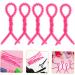 PLAFOPE 20pcs Perm Tools Curling Wand Hair Curler Hair Rollers Crimper Hair Tool Perm Rods Rosy - Buy Online on SooperMarket.com