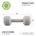 Silicone Baby Dumbbell Teether Toy - Weighted Rattle and Sensory Toy for Boys and Girls - Buy Online on SooperMarket.com