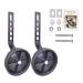 Mehome Bicycle Training Wheels Stronger Version Replacement Heavy Duty Rear with Stabilizers Mounted Kit for Children Kids Suitable for 12/14/ 16/18/ 20 inch (Black)