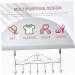 NAMOARLY 2pcs Door Hook Wall Mount Clothes Rack Door Coat Hanger Over Door Coat Hook Hat Rack Door Back - Buy Online on SooperMarket.com