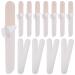 Exceart 50pcs Hut Schweiß liner self-adhesive sizing band disposable hat welding tape absorbent sweat pad for men and women (white)