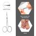 KAMICURE Extra Fine Curved Cuticle Scissors - Multi Purpose Manicure & Pedicure Tool for Men and Women | Thin Nail & Cuticle Trimming Scissors for Professional Use - Buy Online on SooperMarket.com