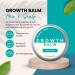Naturally Solved Hair Growth Balm with Castor Oil & Rosemary Oil for Hair Growth: Blended for Fuller Thicker Hair - Includes Shea Mango Almond Jojoba Rice Bran Hemp and Coconut Oils - Buy Online on SooperMarket.com