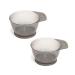 2 pieces of masking bowl hair color bowl baked oil shell extra large diy hair coloring tool pallet anti-corrosion color paste bowl
